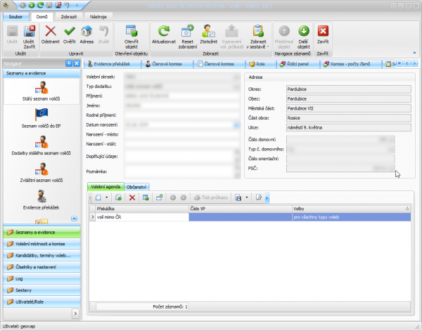 Subsystém obyvatelstva